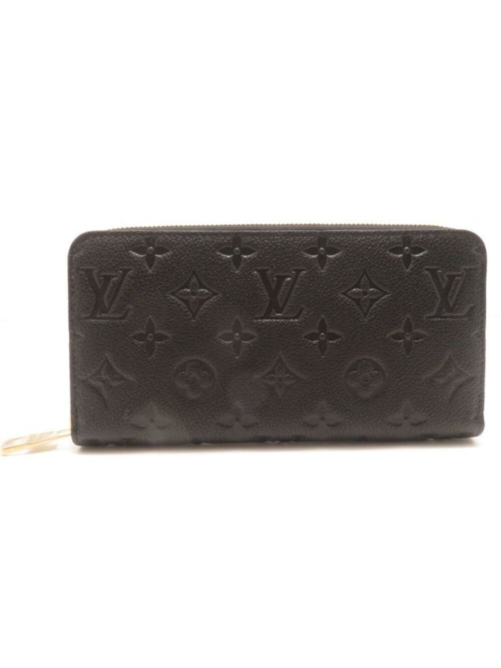Louis Vuitton Zippy Wallet Monogram Empreinte Noir Long